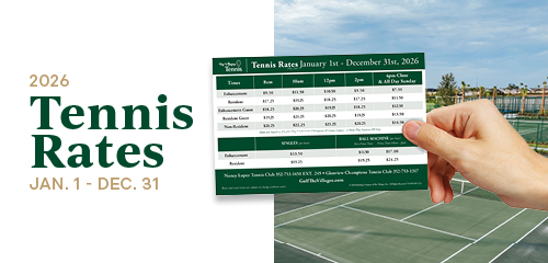 Winter Tennis Rates 2026